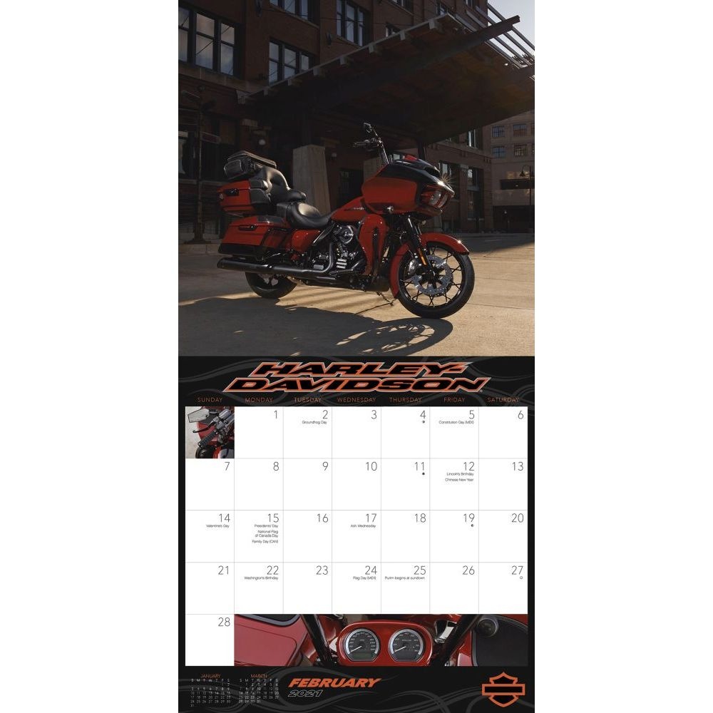 Trends International,  Harley Davidson 2021 Wall Calendar 2021