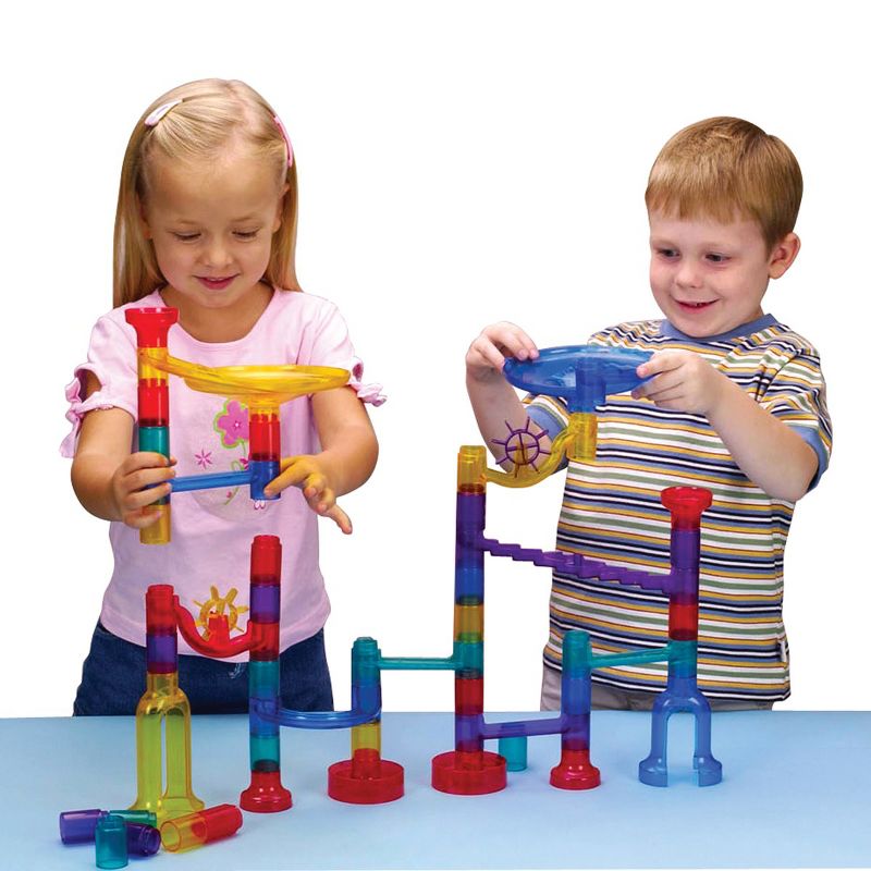 Edushape Transparent Marble Run - 48 Piece