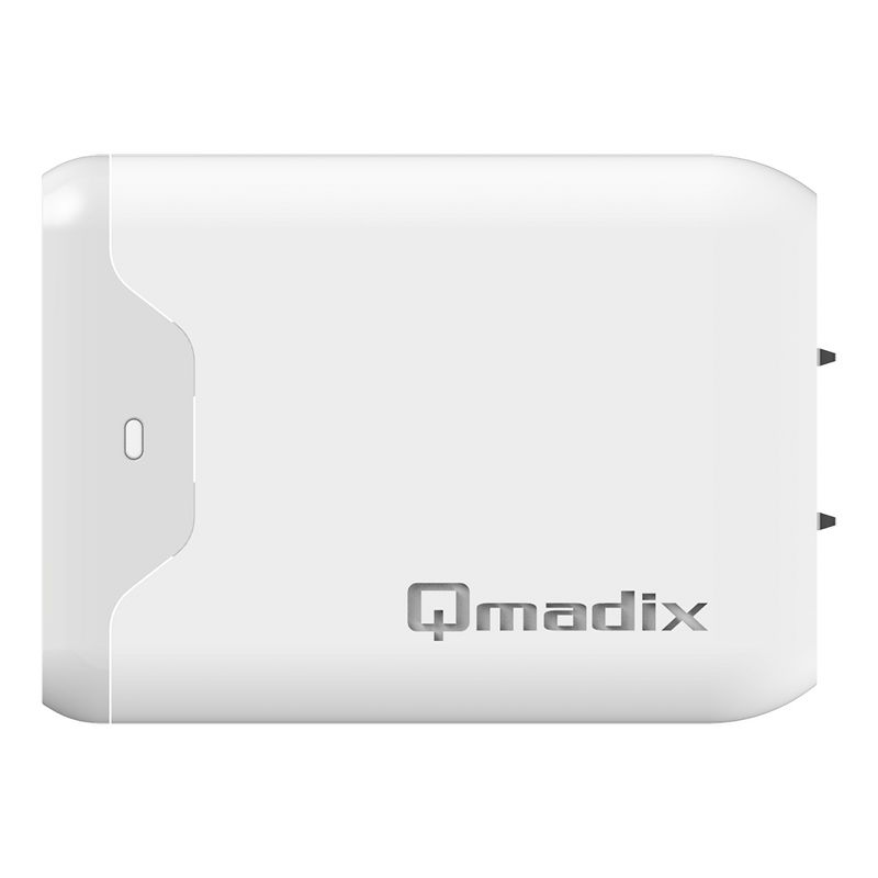 Qmadix - Wall Charger 4.8a For Apple Lightning Devices 6ft - White