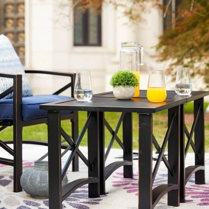 5pc Steel Frame Patio Seating Set - Patio Festival