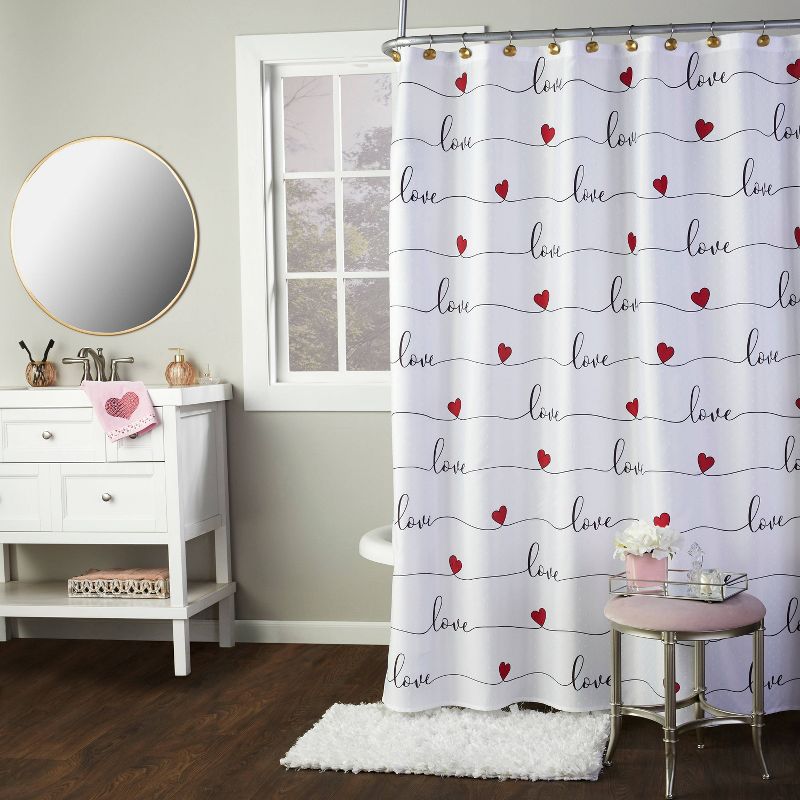 2pk Full of Love Hand Towel Set Pink - SKL Home