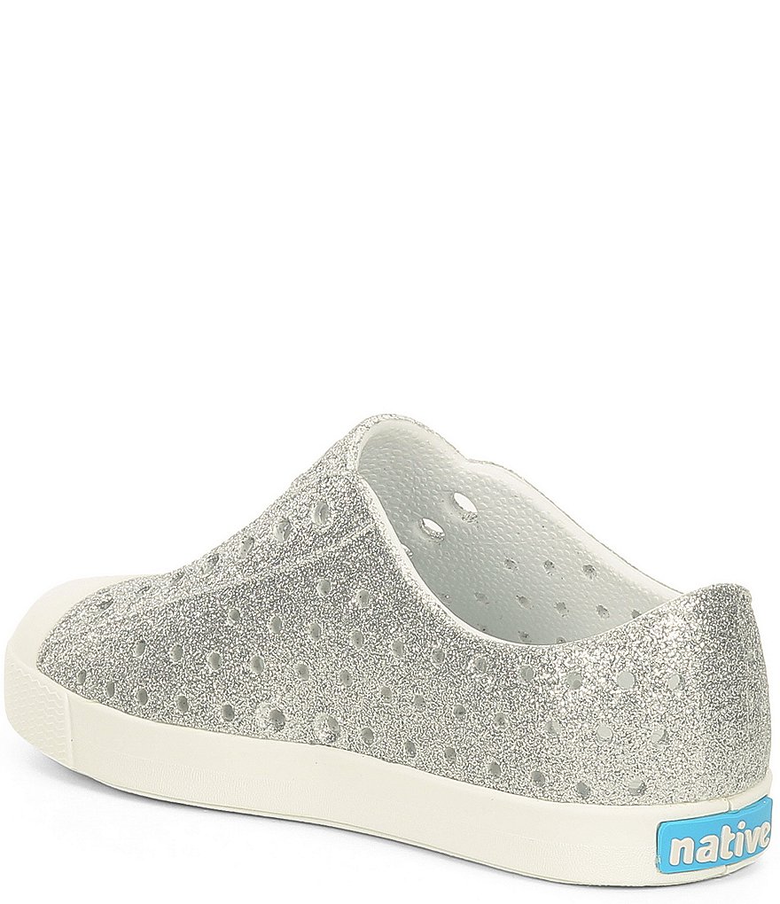 Native Girls' Jefferson Bling Glitter Slip-On Sneakers (Infant)