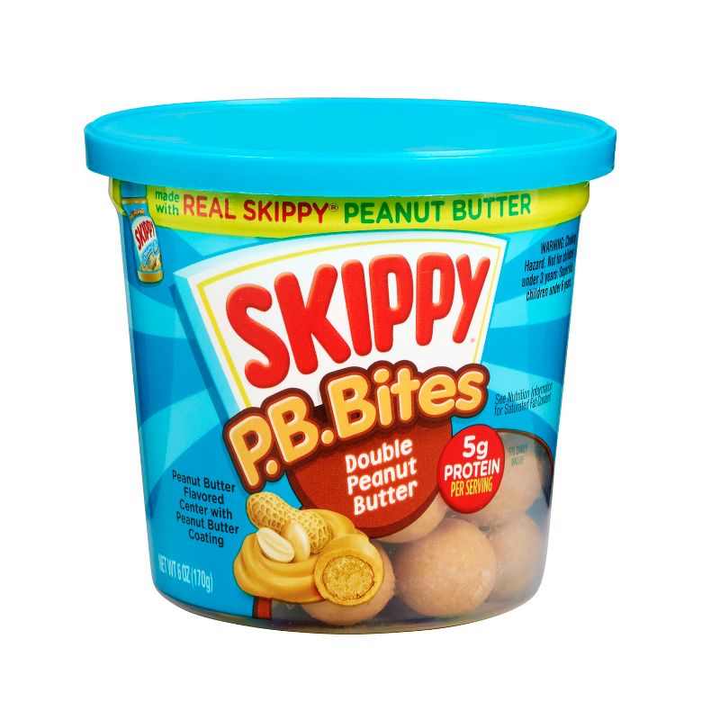 Skippy P.B. Bites Double Peanut Butter Snack - 6oz