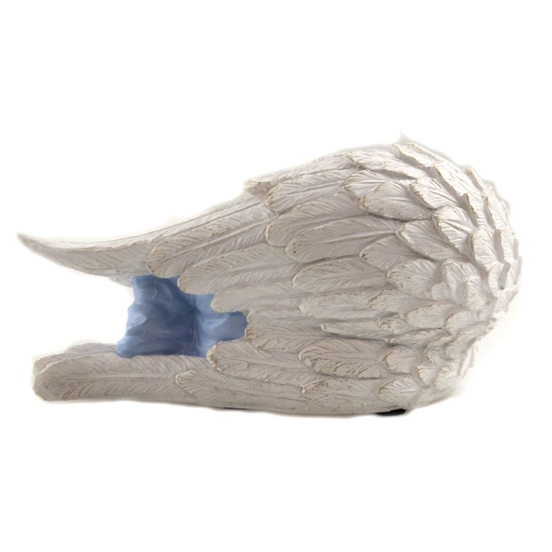 Black Art 3.5" Baby Boy Angle Wings Religious Heavenly Blue  -  Decorative Figurines