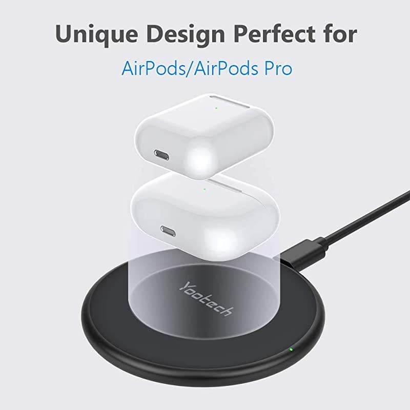 Upgraded Wireless Charger 15W Max UltraSlim with Ventilation Hole Wireless Charging PadCompatible with iPhone 1212 Mini12 Pro MaxSE 202011 Galaxy S20S10Pixel 34XL AirPods Pro