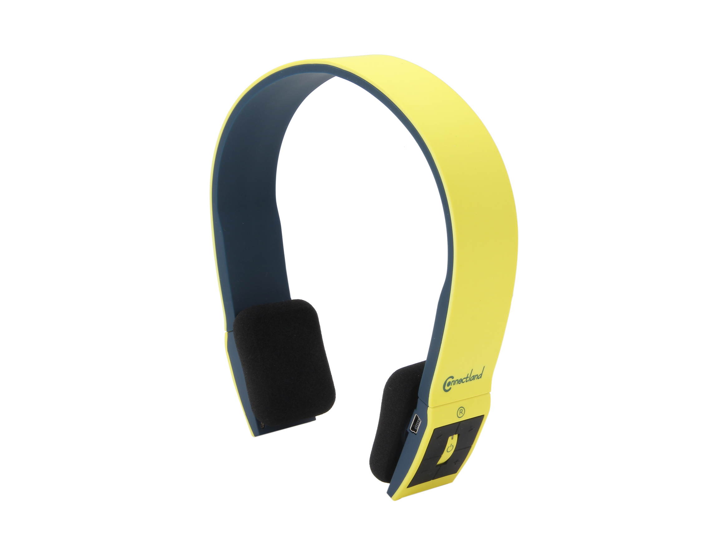Syba Black/Yellow CL-AUD23038 Binaural Bluetooth v2.1 EDR Stereo Headset with Microphone - Yellow/Black