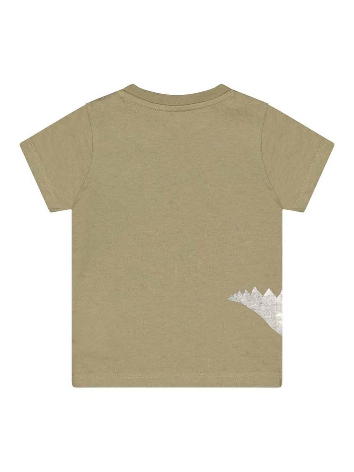 Mothercare Kids Beige Cotton Printed T-Shirt