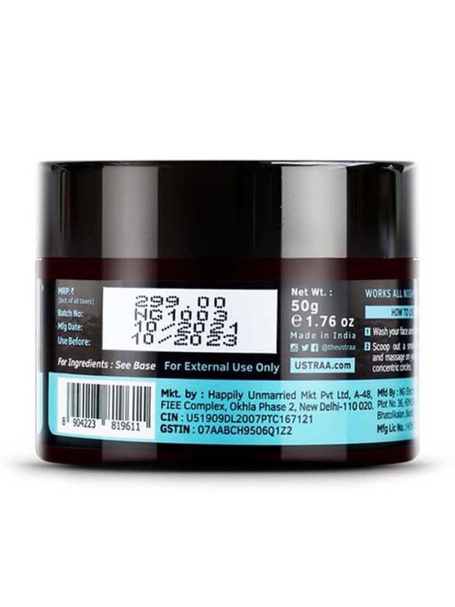 Ustraa De-Tan & Anti-Ageing Night Cream (Pack of 2)