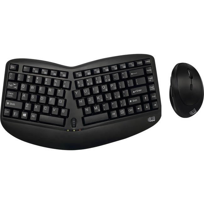 ADESSO WKB-1150CB WRLS ERGO KEYBOARD & MOUSE