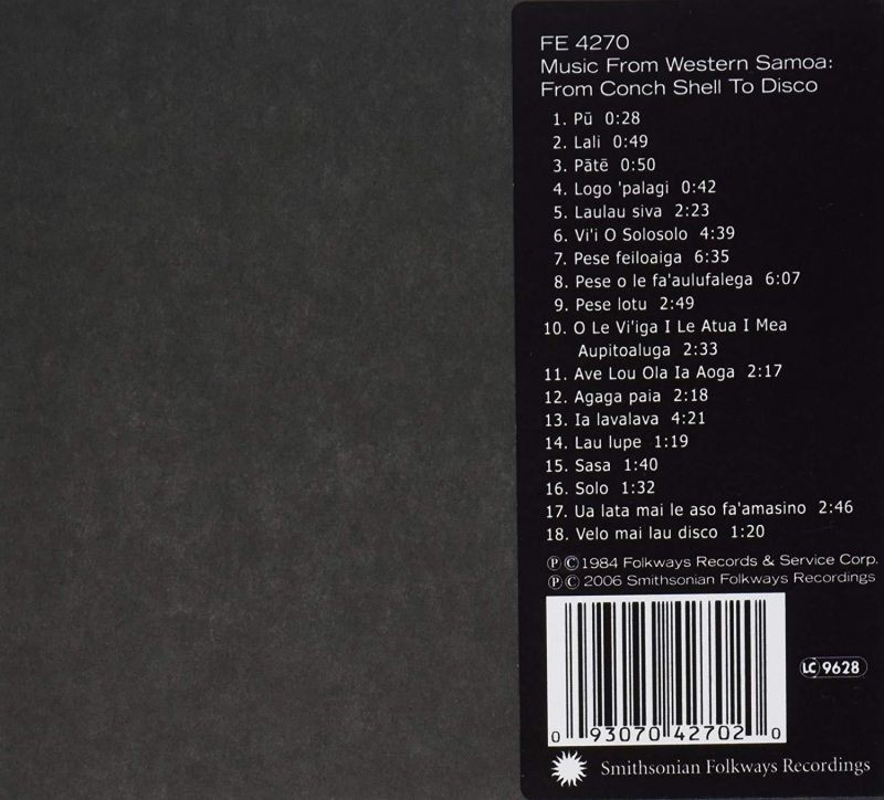 Western Samoa: Conch / Various