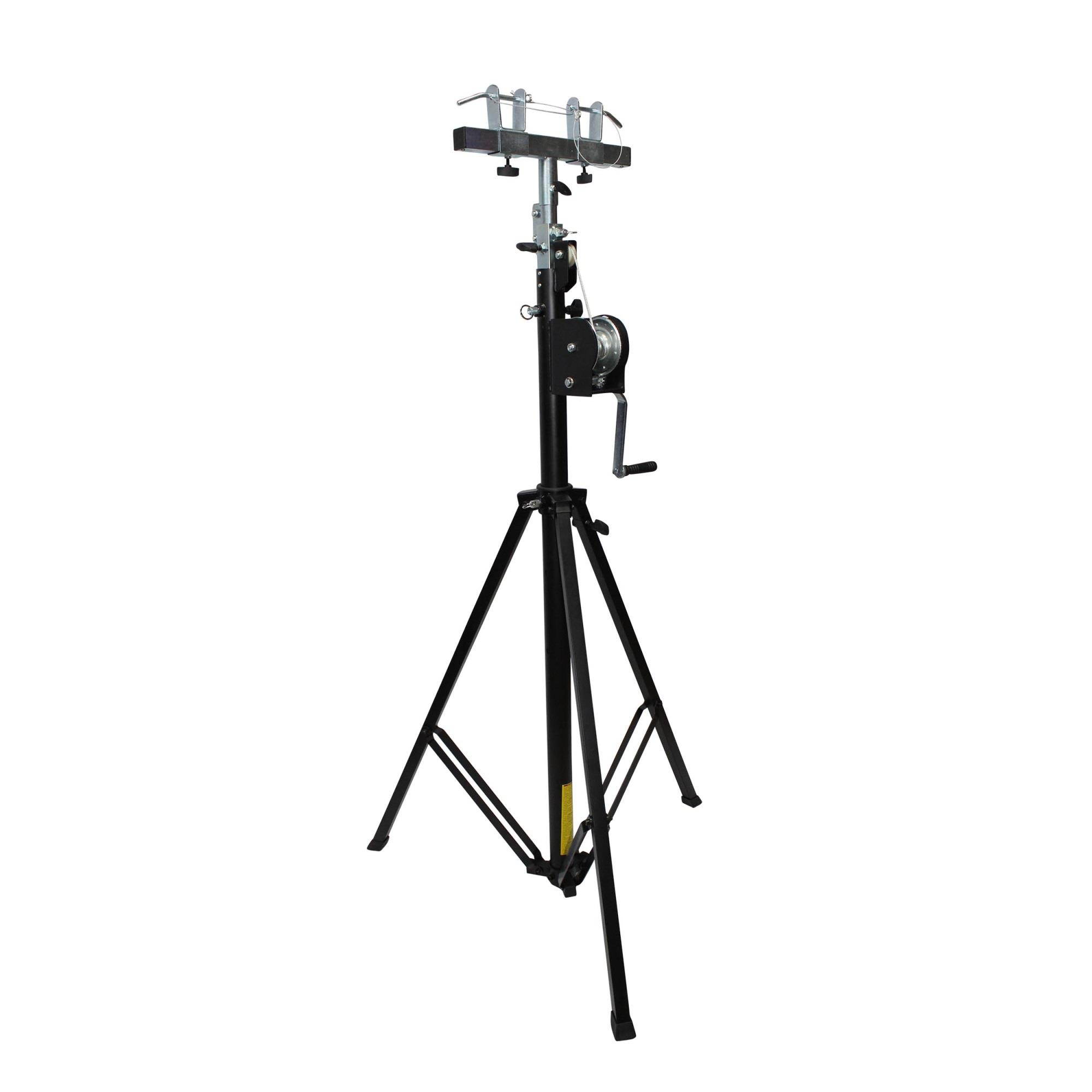 14 Ft Lighting Crank Truss Stage Stand Includes T-Adapter Truss Mount  200 Lb. Capacity