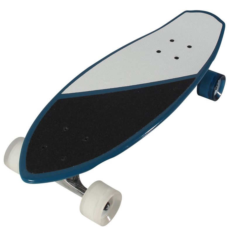 Kryptonics 23" Mini Fat Cruiser Board - White/Blue