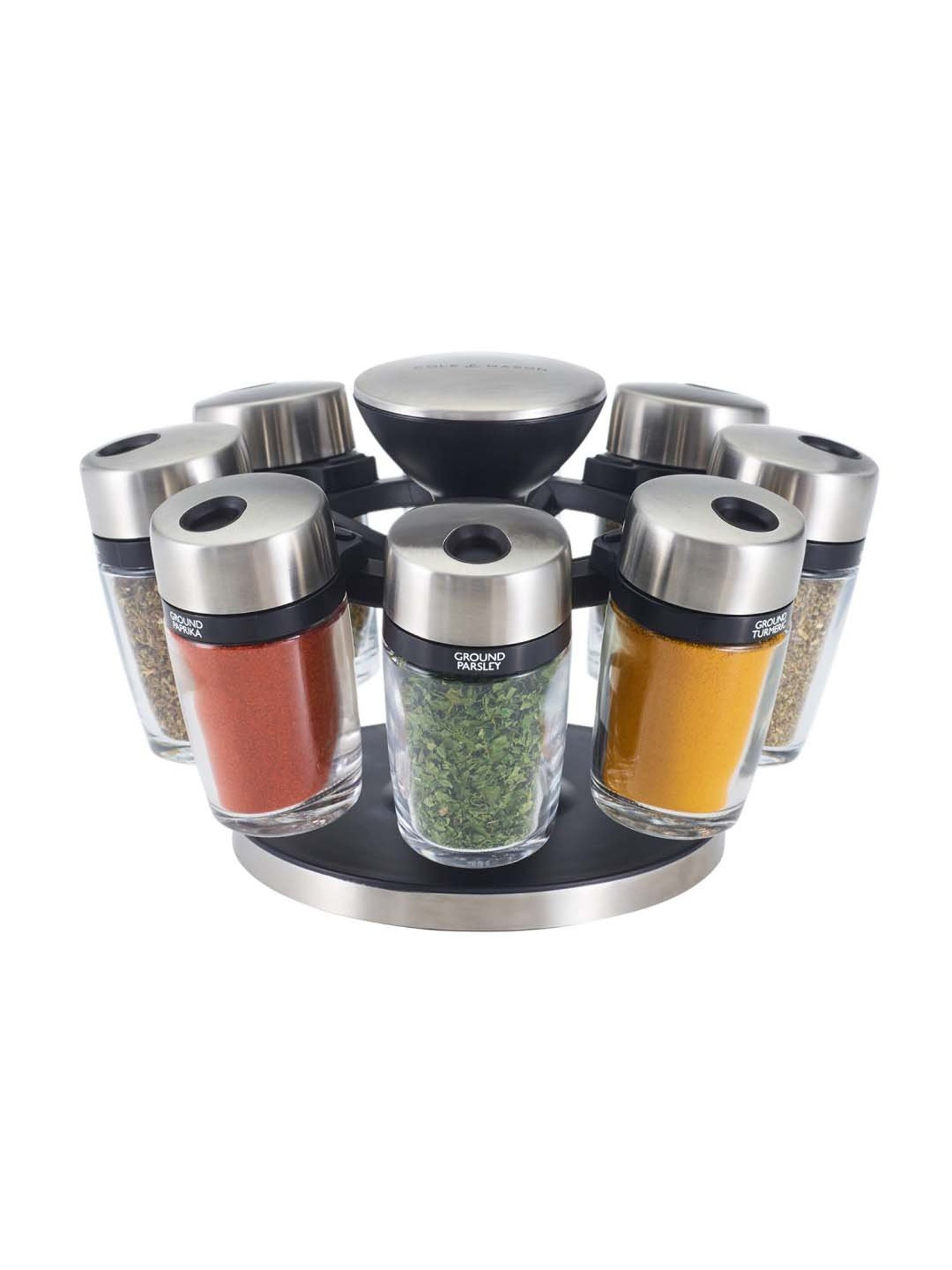 Cole & Mason Multicolor Glass 20.7 cm 7-In-1 Salt & Pepper Shaker