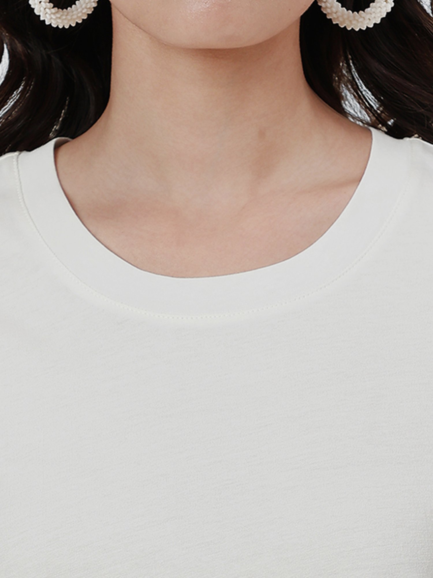 Fabindia White Cotton Top