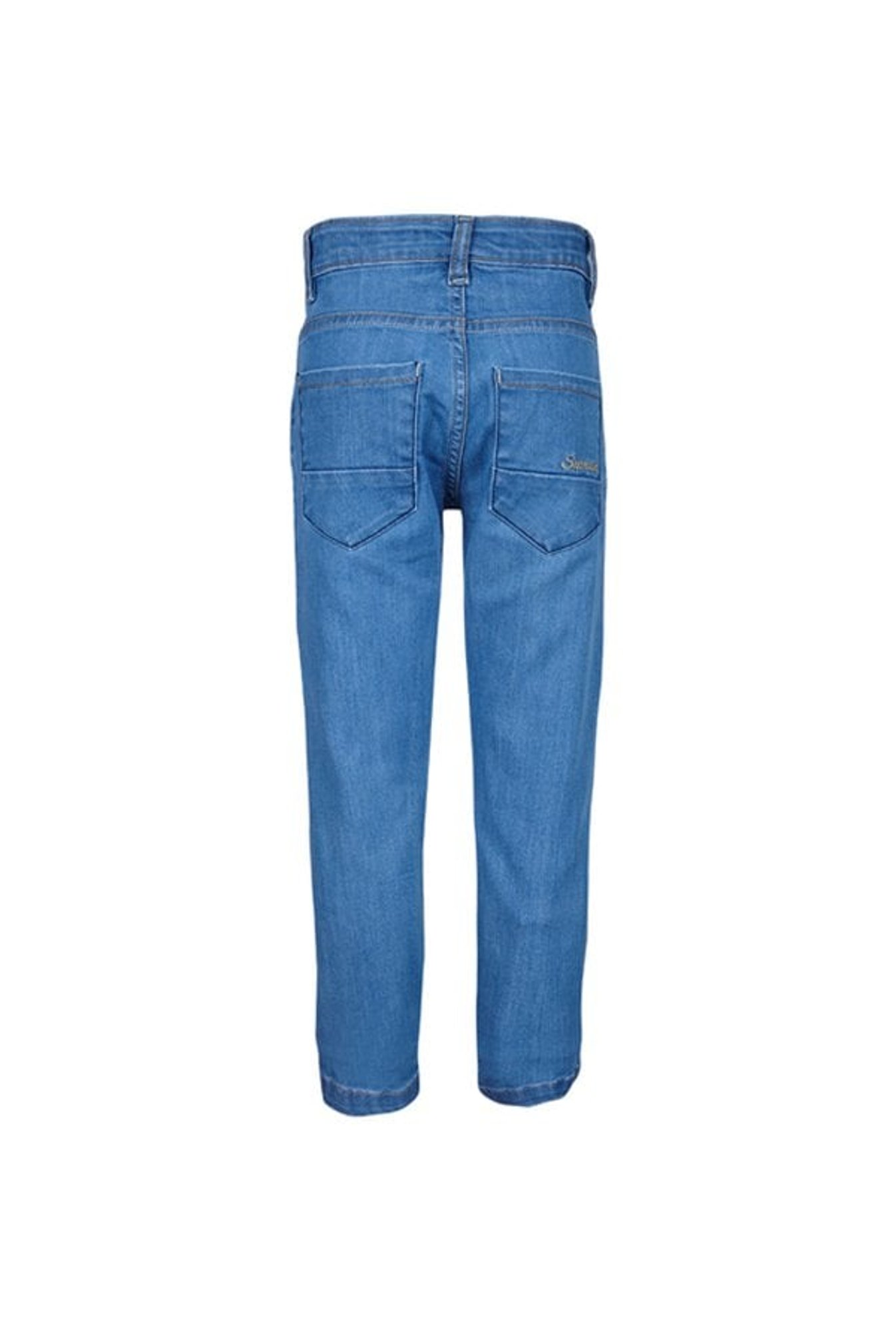 Superyoung Boys Blue Solid Jeans