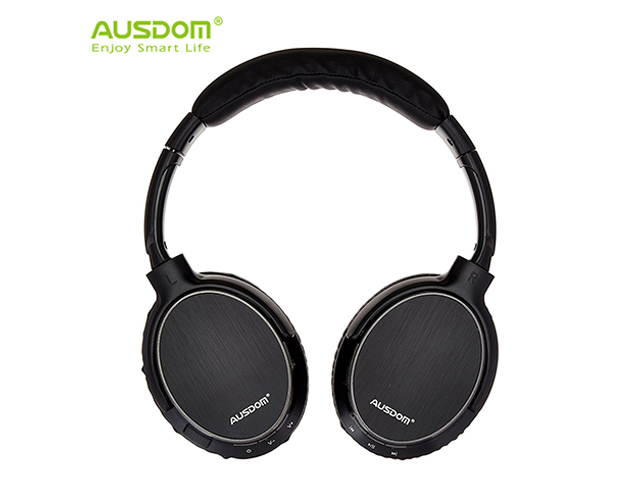 Ausdom M06 Lightweight Stereo Wired Wireless Bluetooth EDR Over Ear Headphones Deep Bass with Built-in Mic for Music Streaming Hands-free Calling Headset