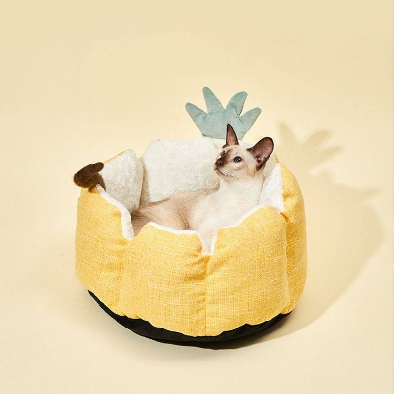 PETKIT Pineapple Dog and Cat Bed - S - Yellow