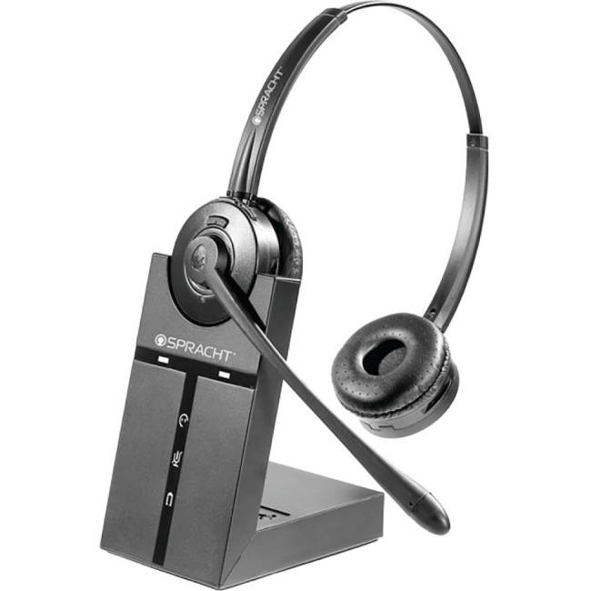 ZuM Maestro DECT 6.0 Wireless Headset for Deskphone.  Comes with Base Station, Noise Canceling Mic, and has up to 350 feet of Wireless Freedom.