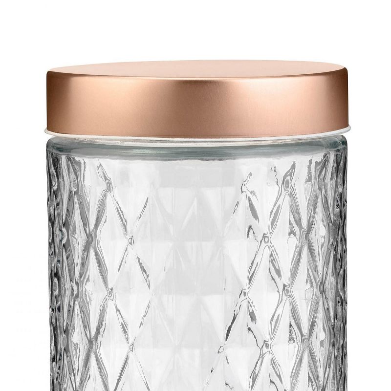 Amici Home Desmond Glass Canister, Large, 60oz