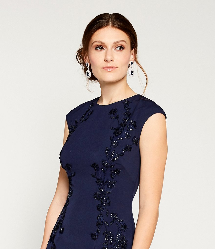 Gemma Layne Pave Teardrop Statement Earrings