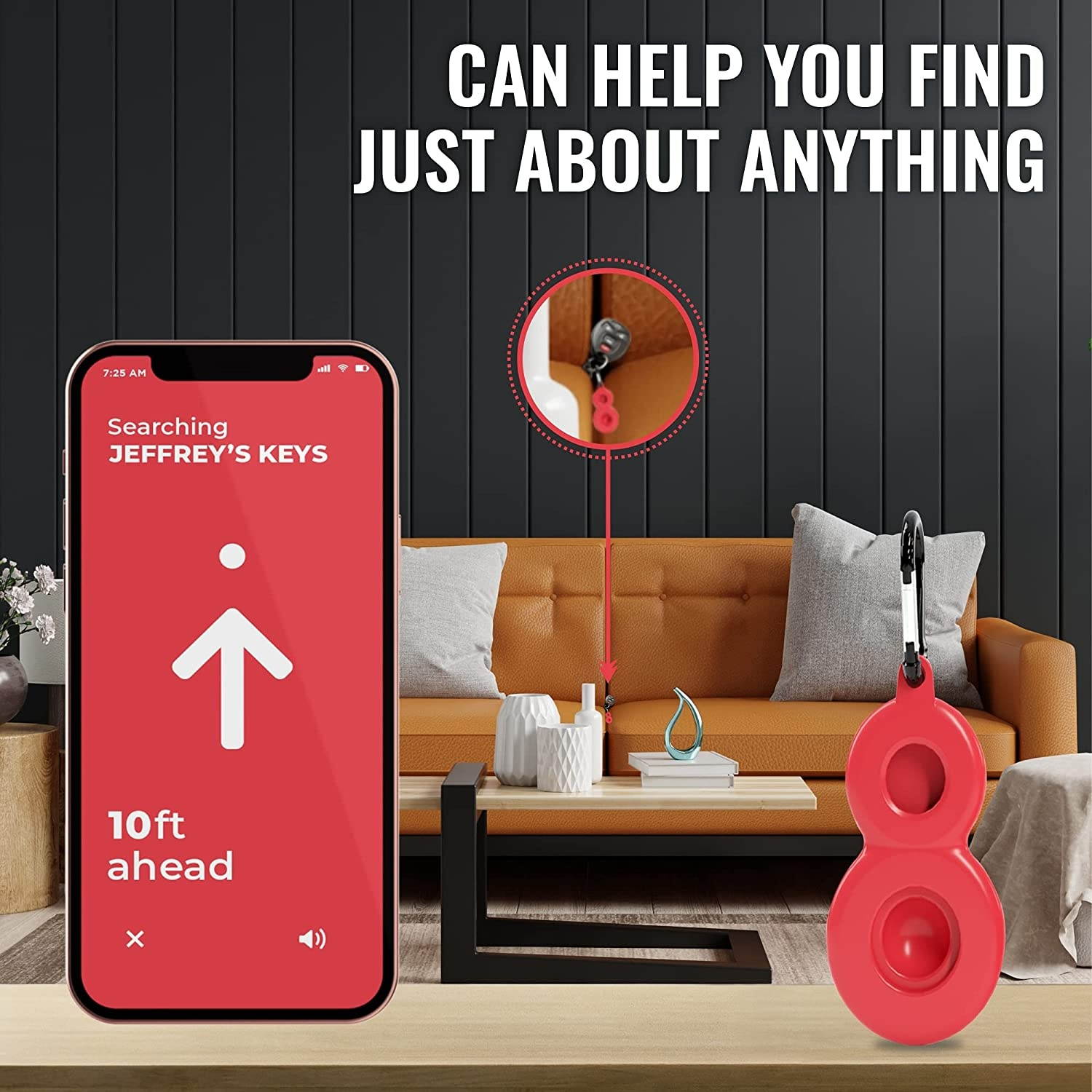 UNIV AirTag Case Keychain Fidget Popper, Silicone Protective Cover for Apple Air Tag Key Finder Tracker Holder, Keyring for Apple Air Tag - Secure - Key Ring Airtag Accessories