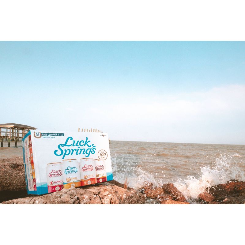 Luck Springs Hard Lemonade and Tea Variety Pack - 12pk/12 fl oz Cans