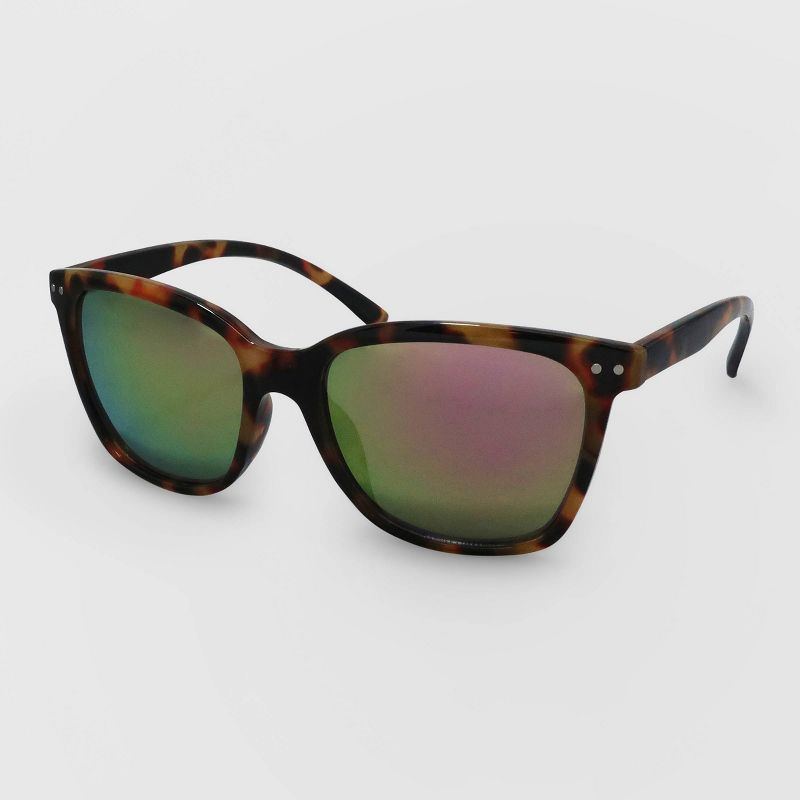 Women's Surfer Shade Plastic Sunglasses - Wild Fable™ Brown