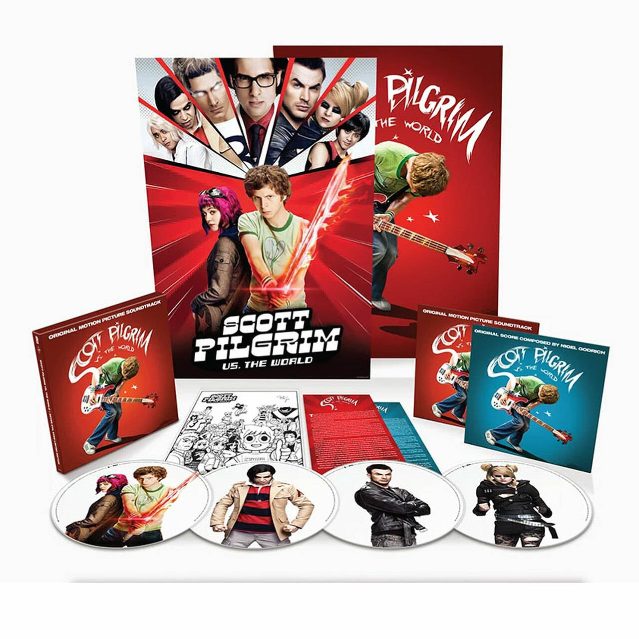 Scott Pilgrim Vs. The World Deluxe Vinyl Edition (Seven Evil Exes Edition) 4LP Box Set (Picture Disc)