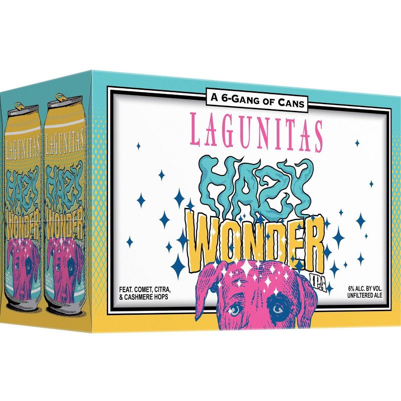 Lagunitas Hazy Wonder IPA Beer - 6pk/12 fl oz Cans