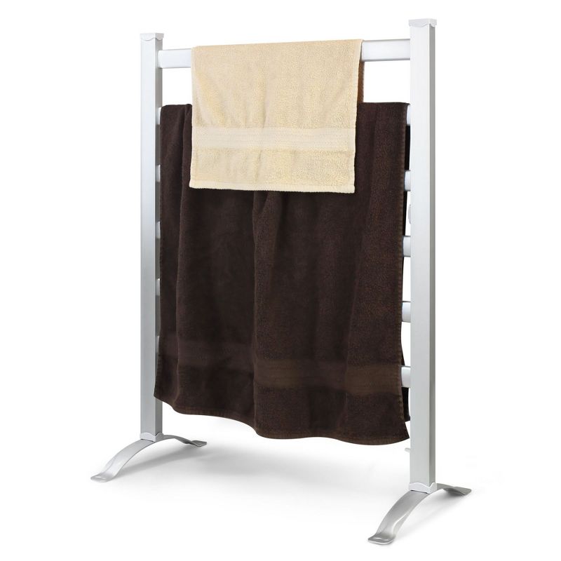 INNOKA 2 in 1 Multifunction Drying Rack Electric Heated Towel Warmer Aluminum Bathroom Stand (Wall Mounted/Freestanding)