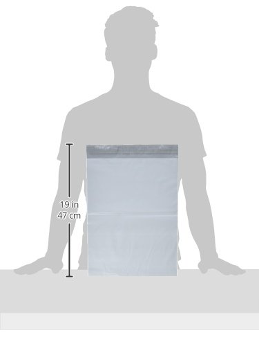 iMBAPrice 500 - 12 x 15.5 Premium Matte Finish White Poly Mailers Envelopes Bags (iMBA-5PM-500)