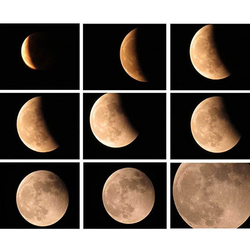 Professional Space Astronomical Monocular Telescope with Barlow Lens Eyepiece and Tripod and Moon Filter