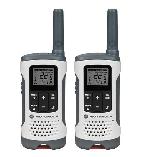 Motorola T260 Two-Way Radio - 37KM Model + NOAA Rechargeable  (Dual Pack)