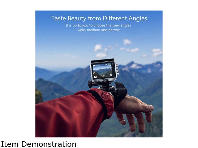 Dragon Touch Vista 5 Action Camera Native 4K 20MP Ultra HD Touch Screen EIS 4X Zoom Remote Control WiFi Waterproof Support External Mic 2x 1350mAh Batteries and Mounting Accessories Kit