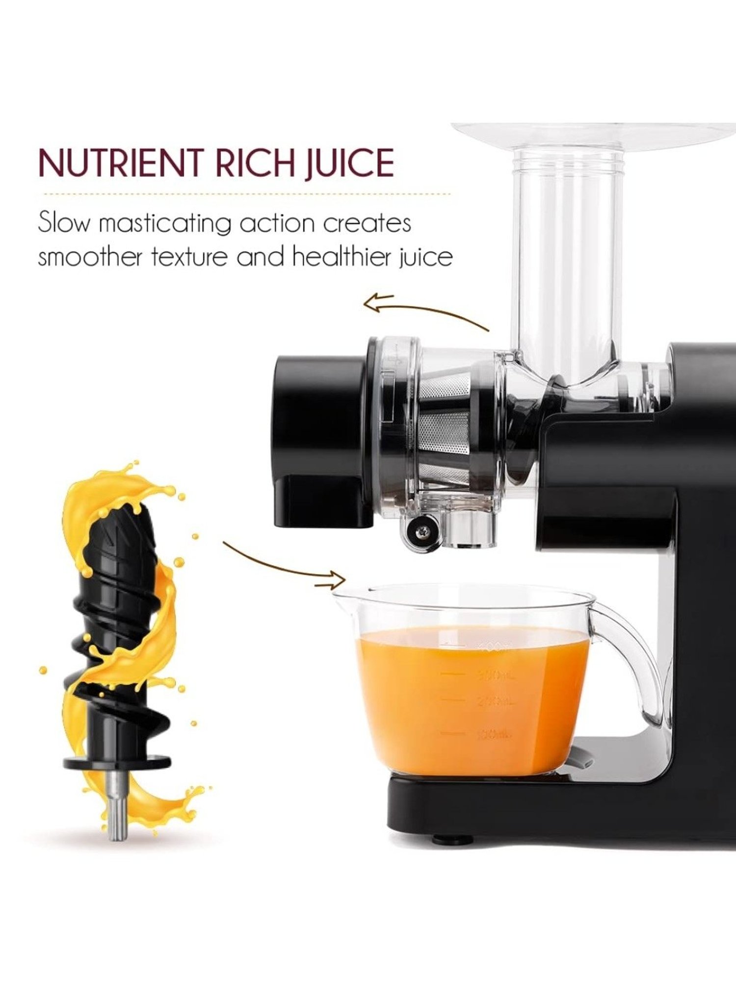 Borosil Stainless Steel Mixer Grinder Blender ( Black )