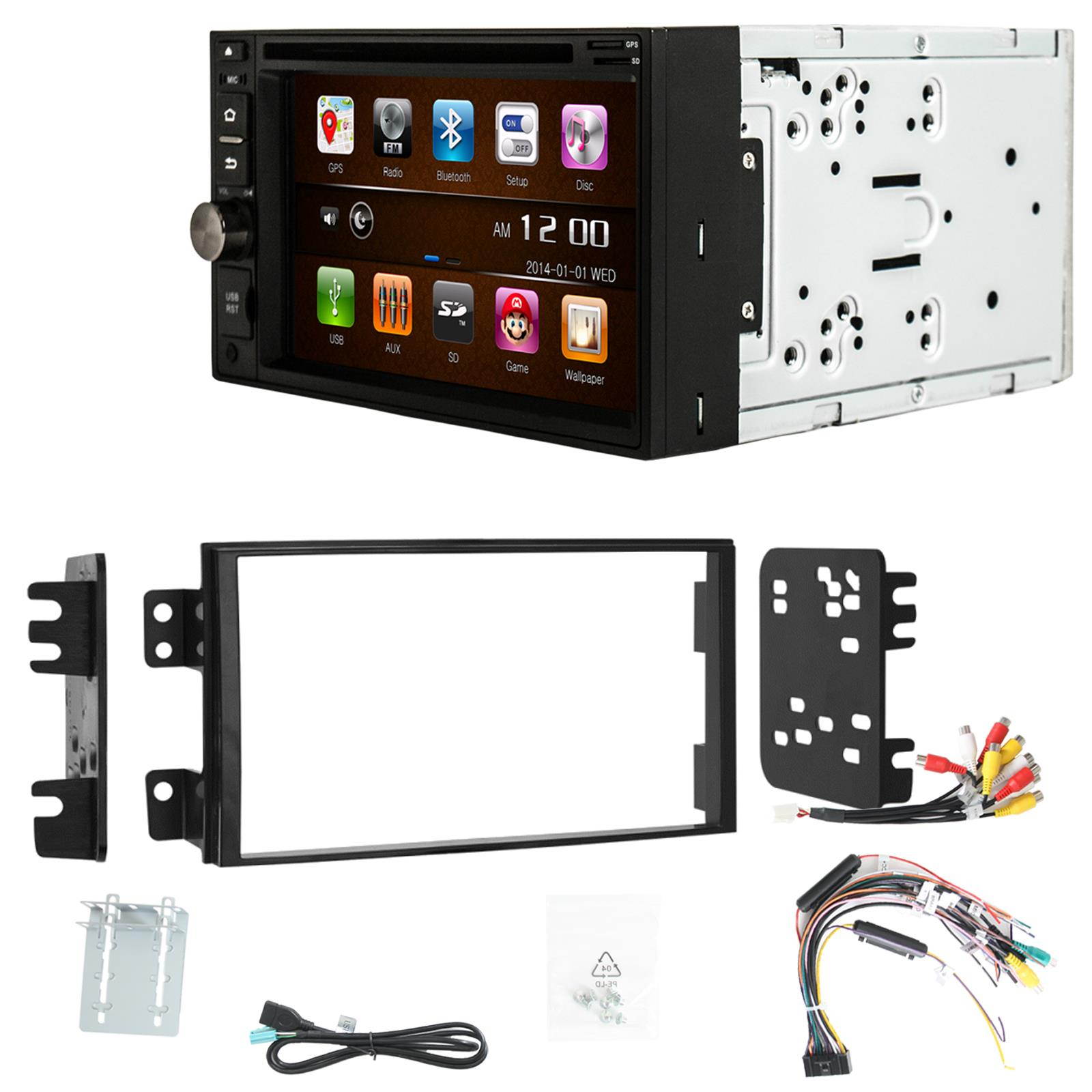 Otto Navi S-Series DVD GPS Navigation Multimedia Radio and Dash Kit for Kia Amanti 2004-2006