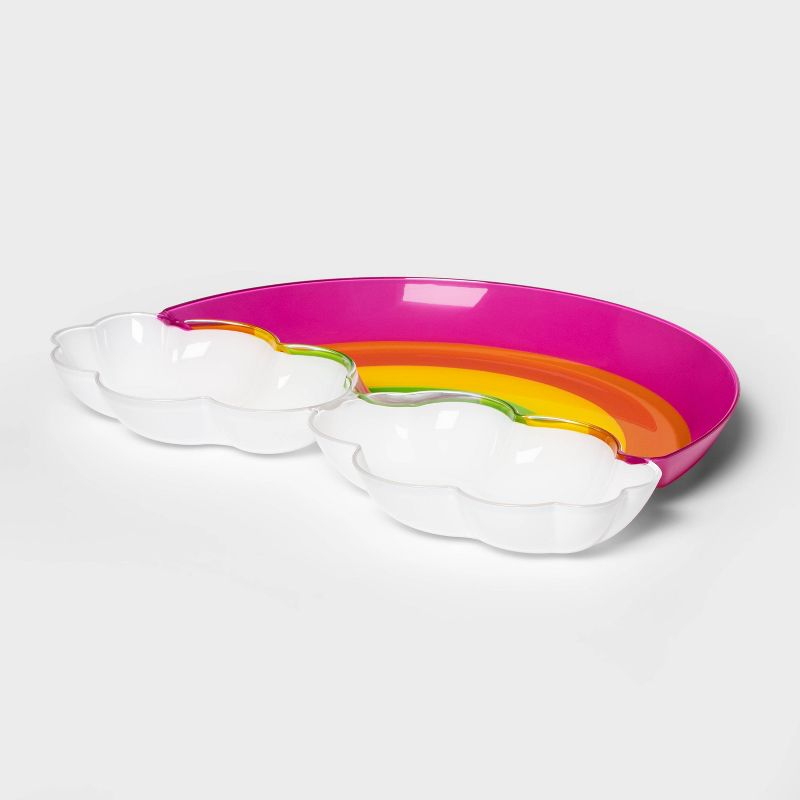 75oz Plastic Rainbow Chip and Dip Bowl - Sun Squad™