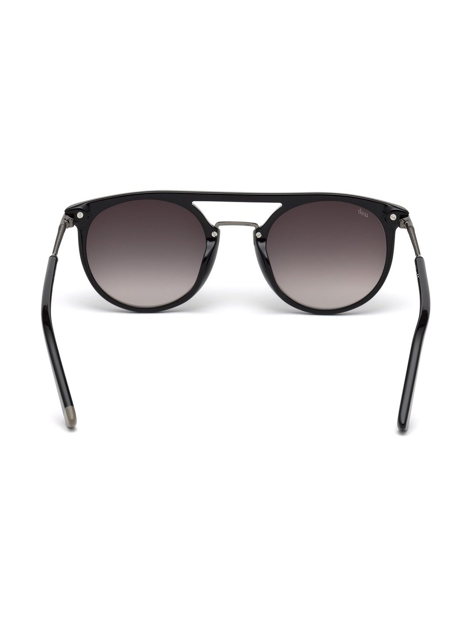 WEB EYEWEAR Grey Round Sunglasses Designed in Italy