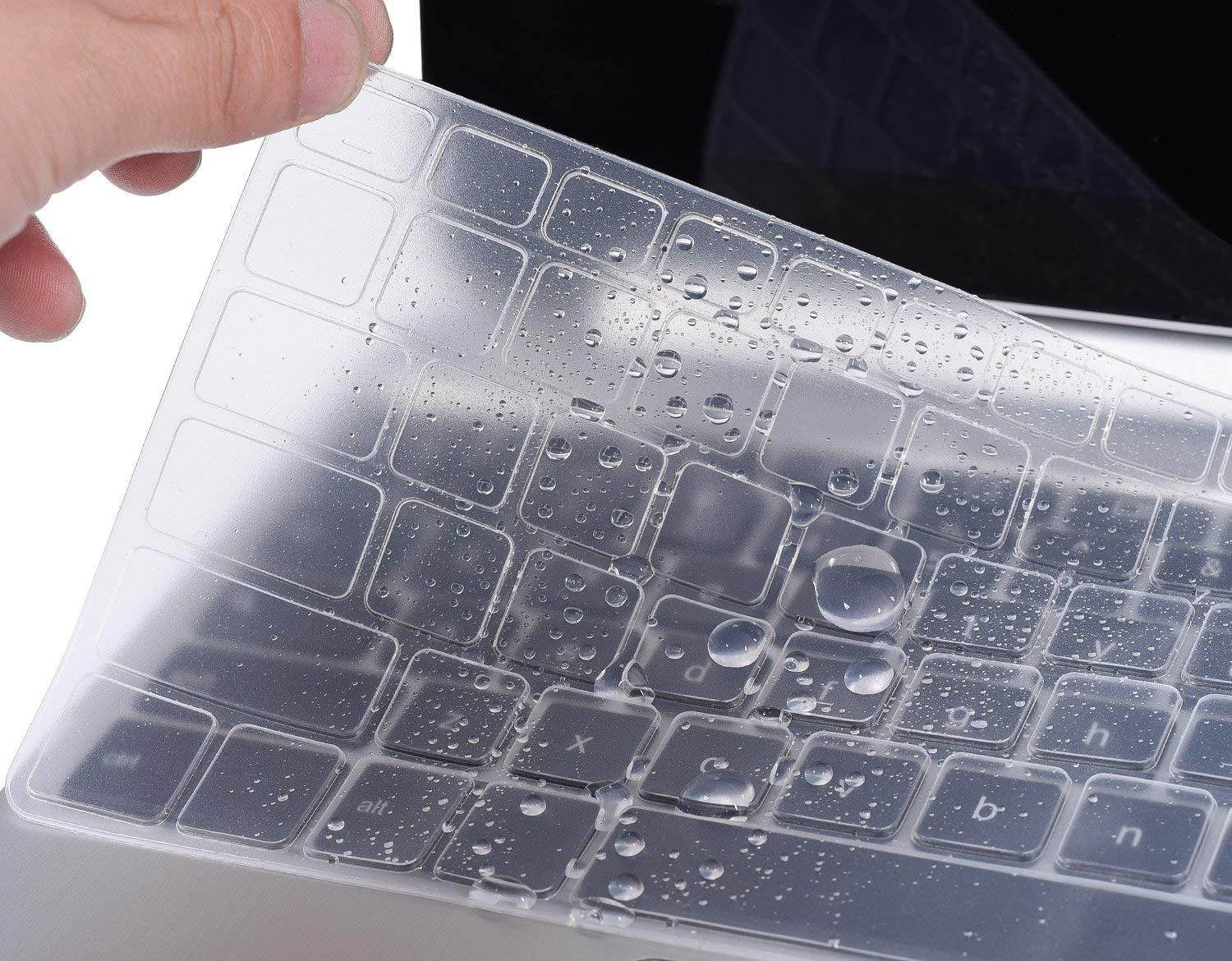 CaseBuy Ultrathin Silicone Keyboard Protector Cover Skin for 11.6" Dell Inspiron 11-3162 11-3168 11-3169 11-3179 11-3180 11-3185 i3162 i3168 i3169 i3179 i3180 i3185 Laptop US Layout (Clear)