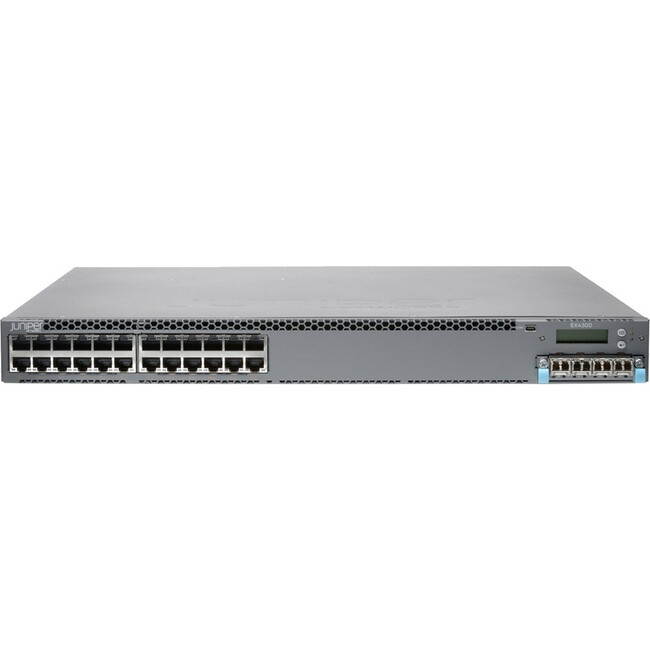 Juniper Networks - EX4300-24T - Juniper EX4300-24T Layer 3 Switch - 24 Ports - Manageable - 3 Layer Supported - 1U High