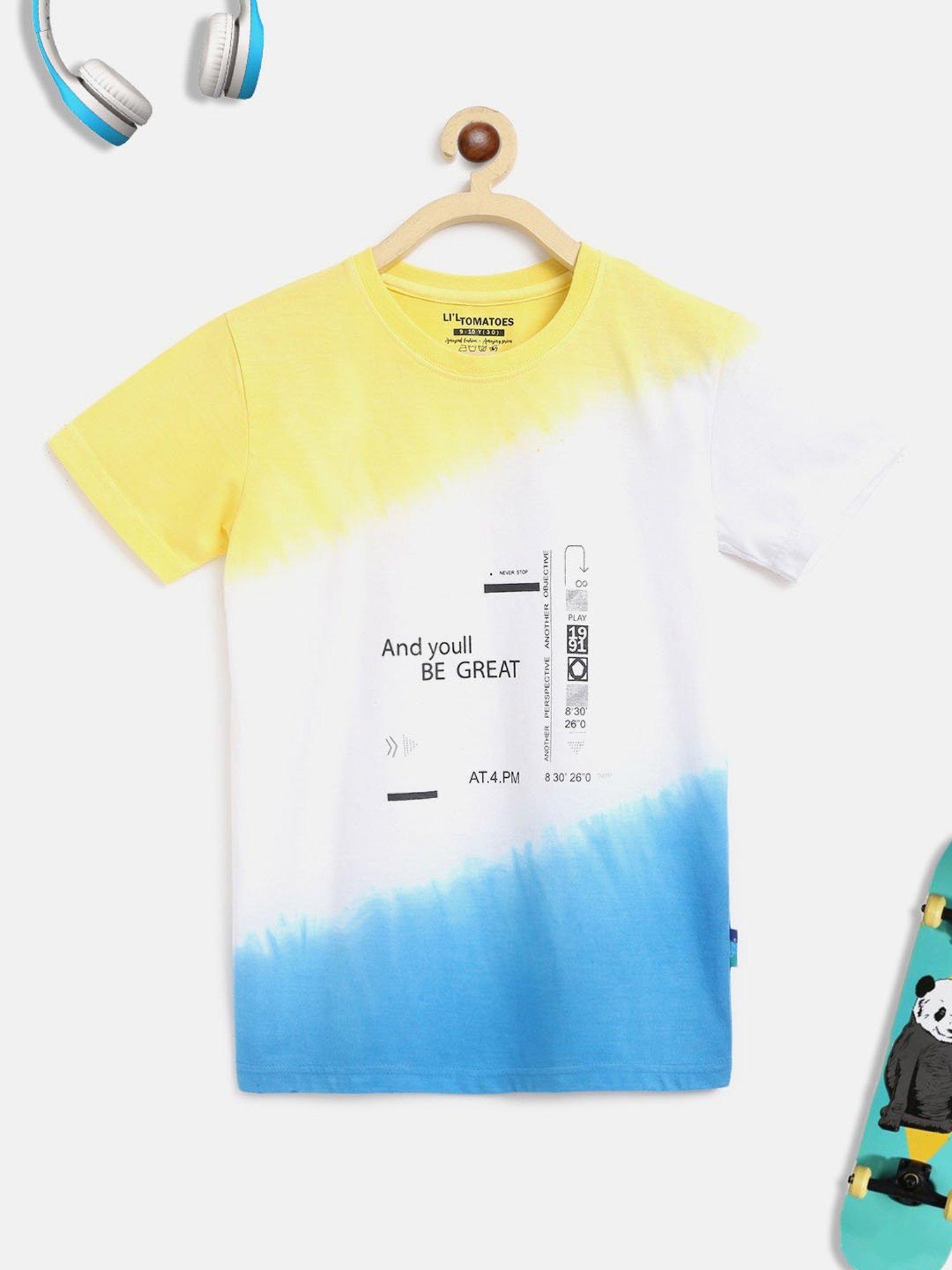 Li'l Tomatoes Kids Multicolor Printed T-Shirt