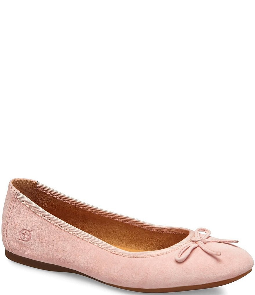 Born Brin Suede Leather Slip-On Flats