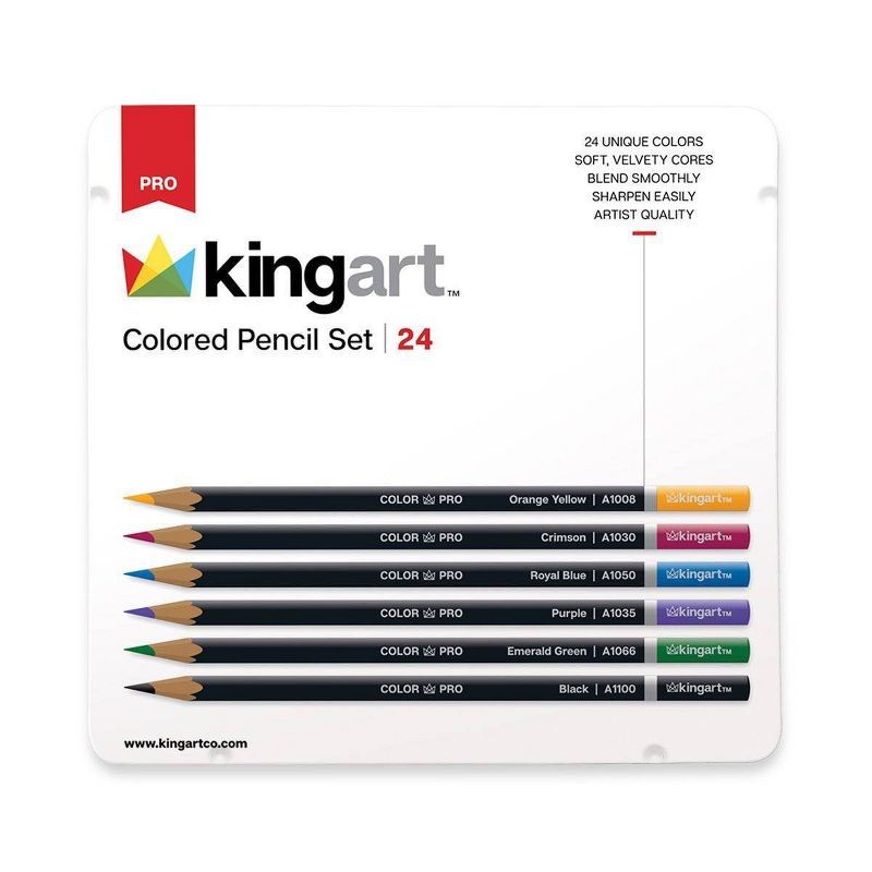 Kingart 78ct Travel Sketch & Draw w/Storage Bag Bundle
