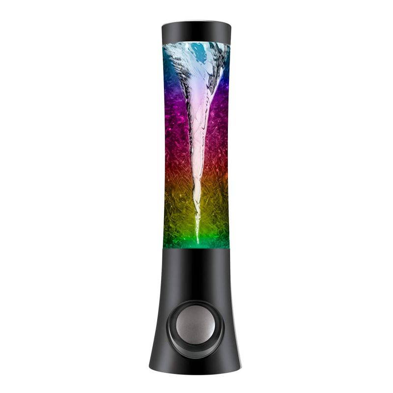 ART+SOUND Vortex Tornado Wireless Speaker, LED Light Show, Portable, Bluetooth, 7 LED Light Patterns, Hi-Fi Bass, Powerful Sound, HandsFree, Audio-Auxiliary, for Home or Outdoors, Rechargeable, Black