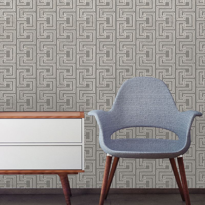 Distressed Geo Lightning & Buffalo Wallpaper - Devine Color