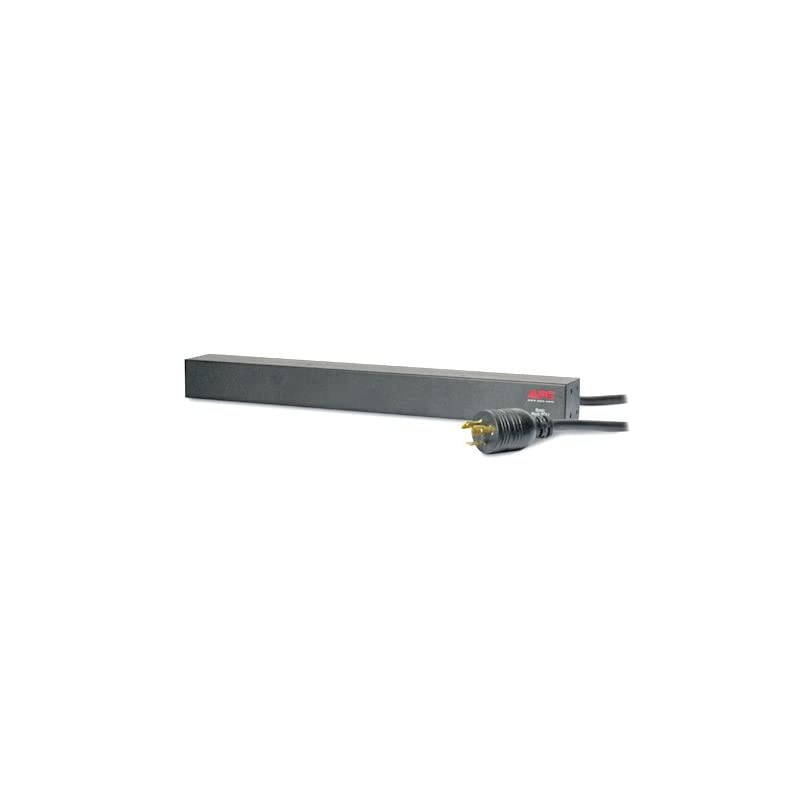 Rack Mount PDU, Basic 208V/20A, (12) Outlets, 1U Horizontal Rackmount (AP9566)