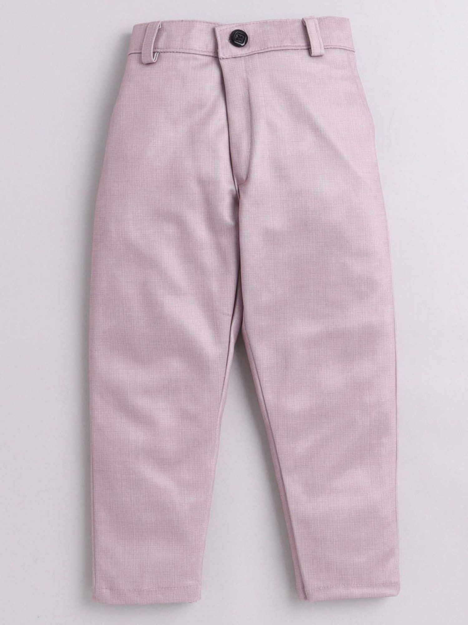 Fourfolds Boys Pink Checks Full Sleeves Clothing Set