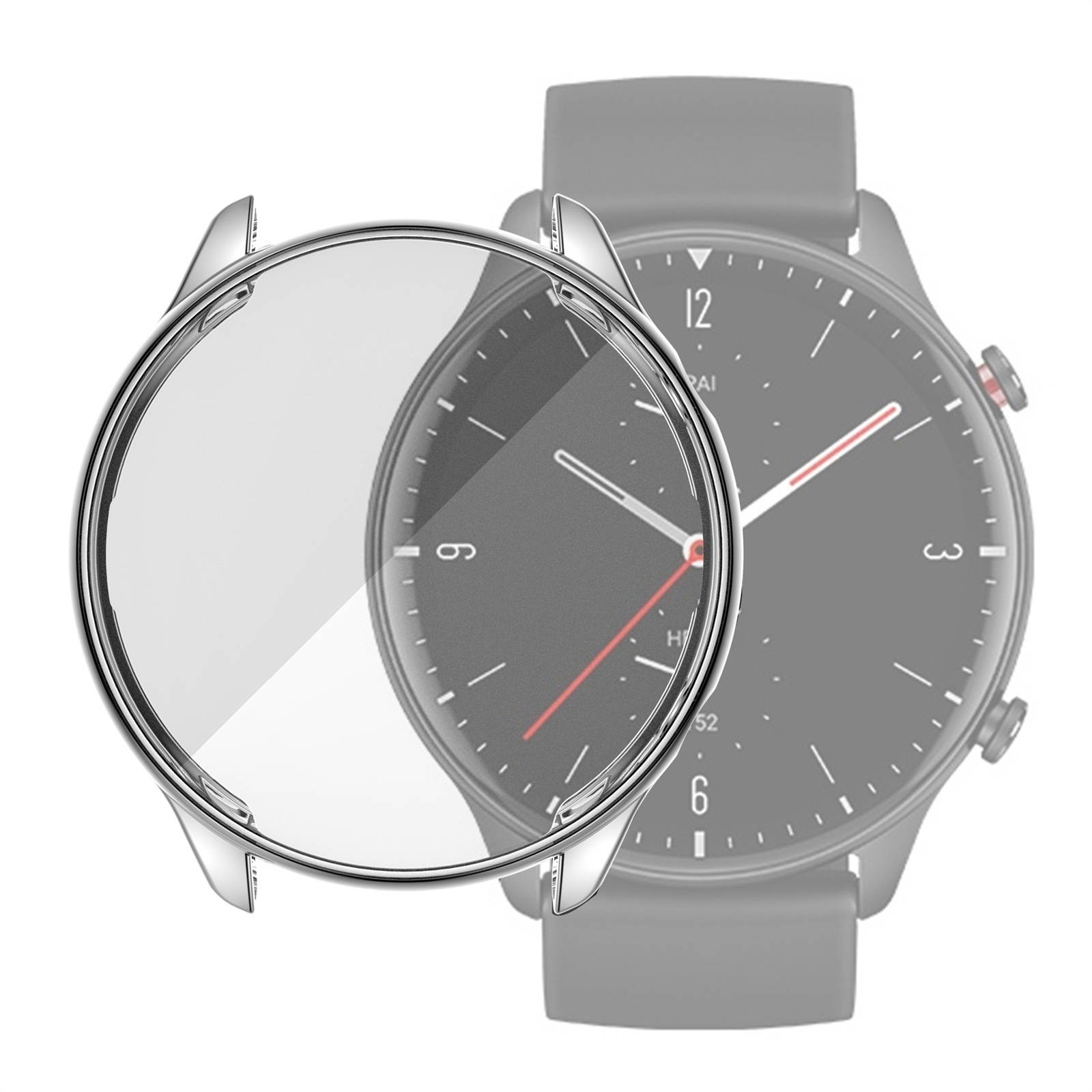 For Amazfit GTR 2 TPU Electroplating Protective Case Cover