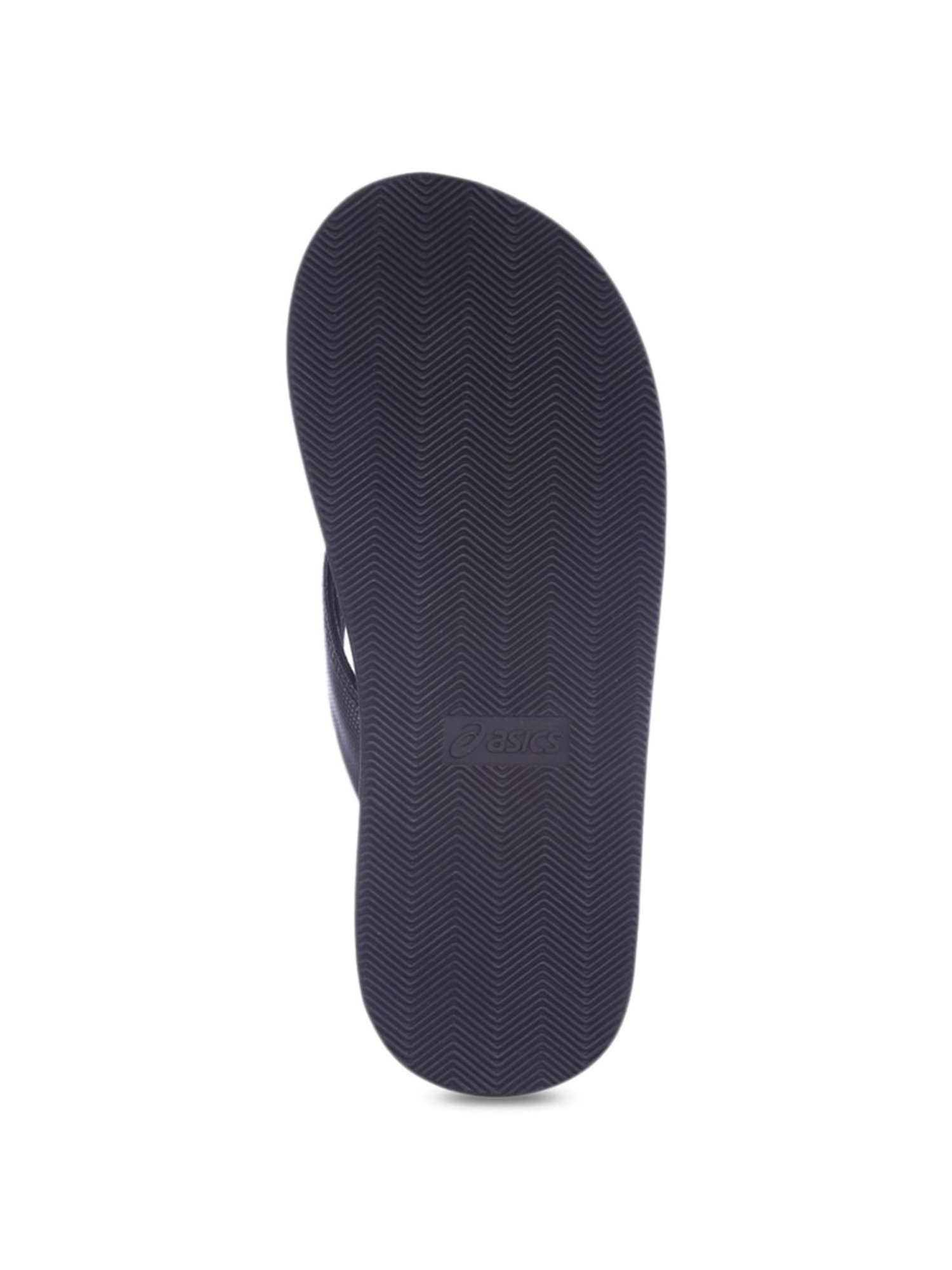 Asics Men's ZORIAN AS Pitch Black Flip Flops