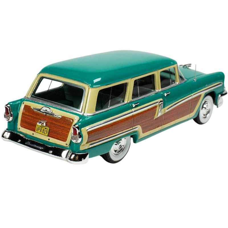 1956 Mercury Monterey Station Wagon Health Green with Wood Paneling Ltd Ed 220 pcs 1/43 Model Car by Goldvarg Collection